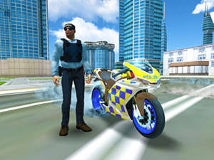 Police Motorbike Traffic Rider