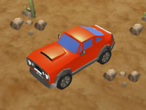 Desert Robbery Car Chase