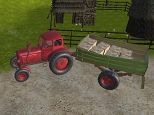 Farmer Tractor Cargo Simulation